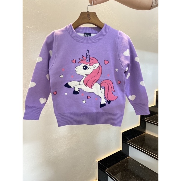 Áo Len Mickey Hàng Chuẩn Quảng Châu Cho Bé Gái Size 100-140(12-29kg)