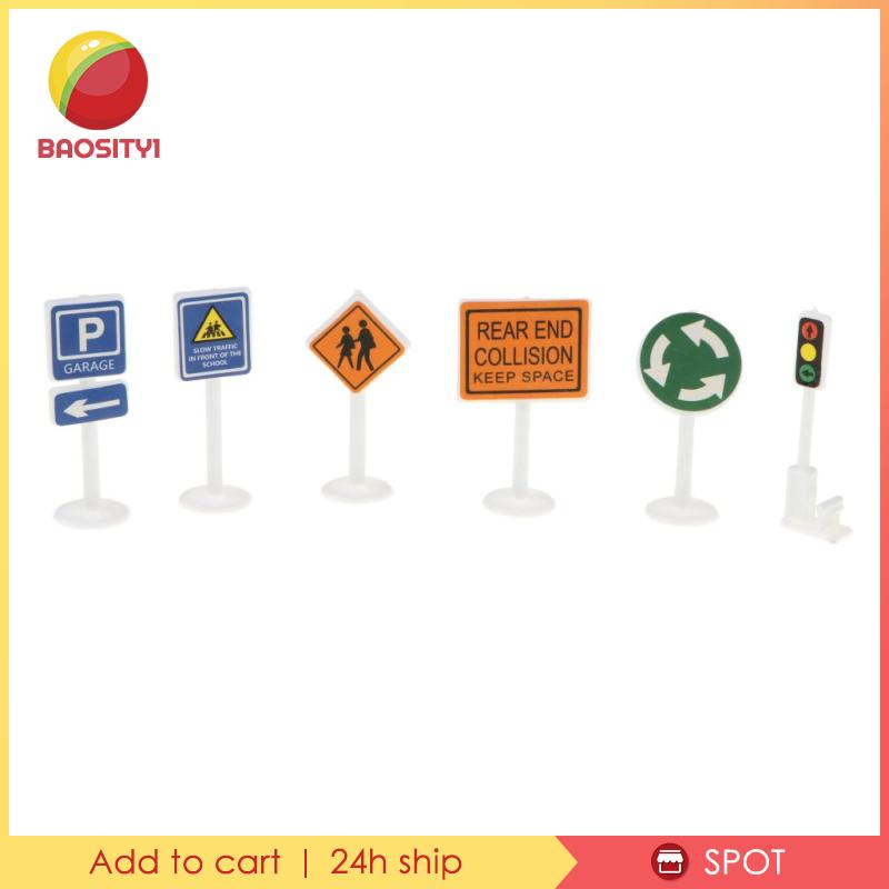 Set 28 biển báo giao thông bằng nhựa cho bé