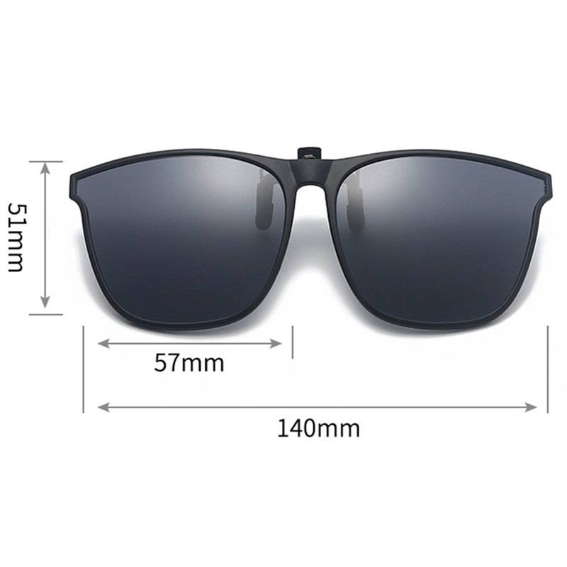 Kính Mát Dạng Lật Phân Cực Chống Tia UV400 Có Thể Thay Đổi Màu Sắc