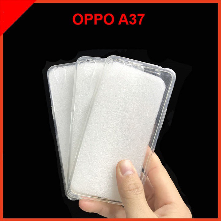 &quot;Ốp Dẻo Trong Oppo A37 &quot; Loại Dày_Không ố vàng, chống trầy xước va đập TimShop