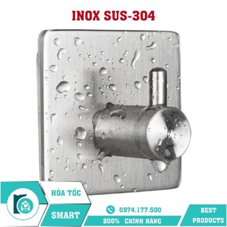ROSMART - MÓC INOX 304 DÁN TƯỜNG CAO CẤP SIÊU DÍNH . MÓC NHỰA LOẠI 1