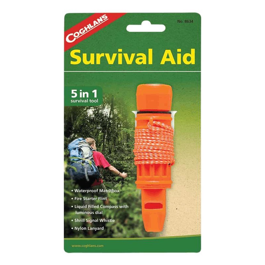 CÒI SINH TỒN 5 CHỨC NĂNG COGHLANS 5 IN 1 SURVIVAL AID NO.8634