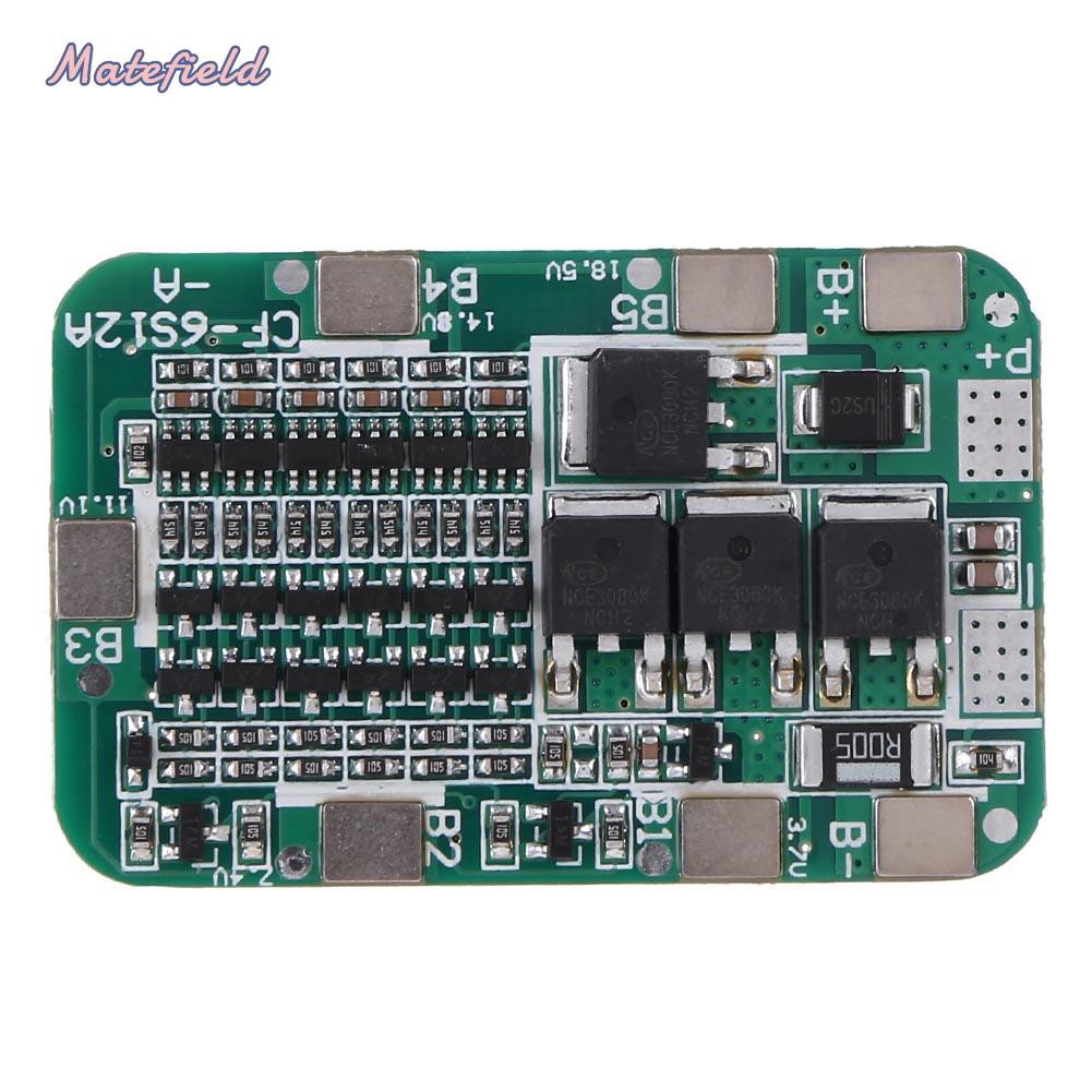 Bảng Mạch Bảo Vệ 6s 15a 24v Pcb Bms Cho Pin Li-Ion Lithium 6 Gói 18650