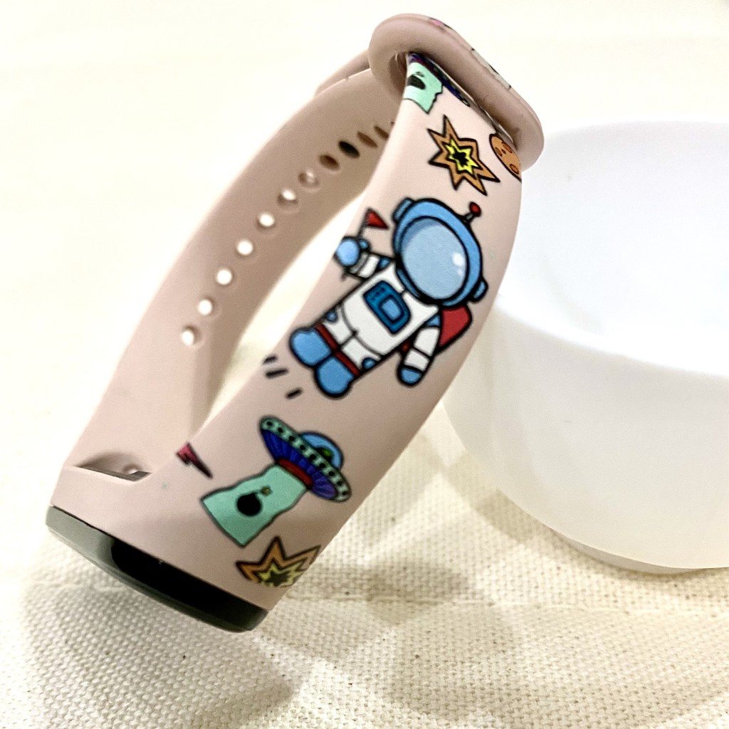 Dây đeo silicon nhiều màu cho đồng hồ Xiaomi Mi Band 5 6 4 3