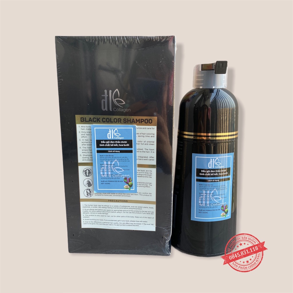 ✅DẦU GỘI PHỦ ĐEN/NÂU CHÍNH HÃNG ĐL COLLAGEN THẢO DƯỢC AN TOÀN CHO CẢ TRẺ EM VÀ PHỤ NỮ CÓ THAI CT28