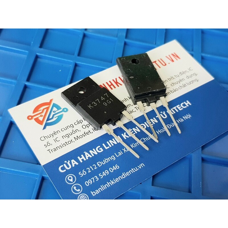 K3747, 2SK3747 Mosfet Kênh-N 2A/1500V TO-3PF-3L