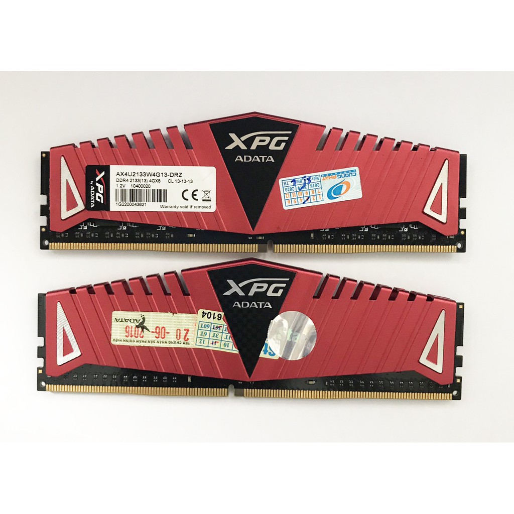 Ram máy tính 4GB DDR4 bus 2133 Kingston/Adata/Gskill - tản nhiệt