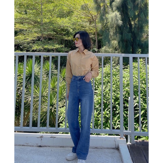 ZIEL Áo sơ mi nữ nhiều màu oversize | Regular Shirt