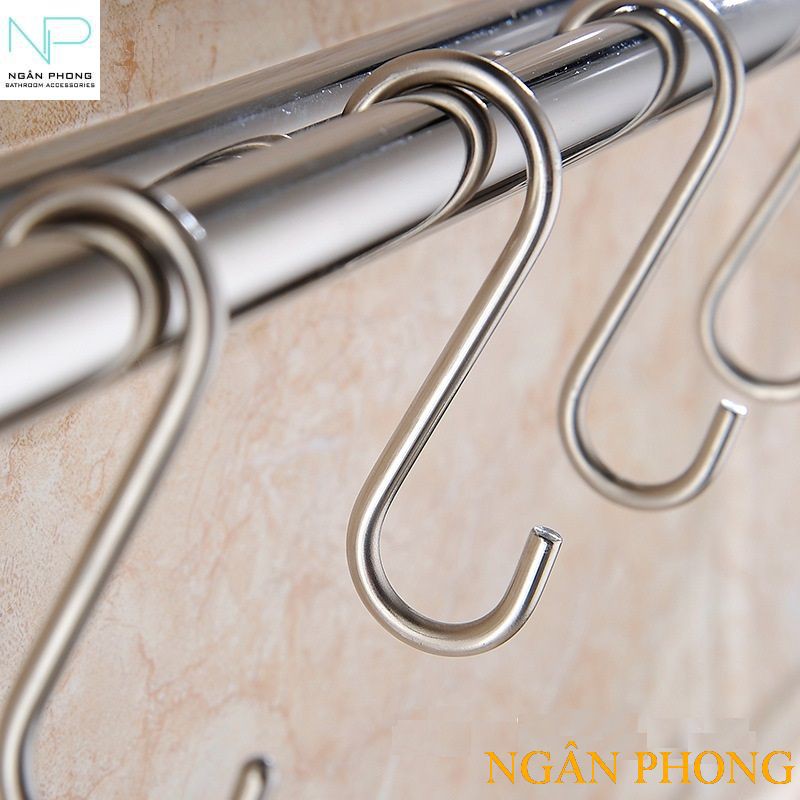 KỆ TREO ĐỒ BẾP INOX 304