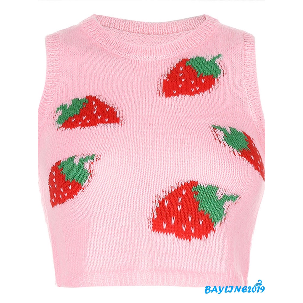 Áo sweater không tay dáng lửng phối họa tiết kẻ sọc ca rô thời trang