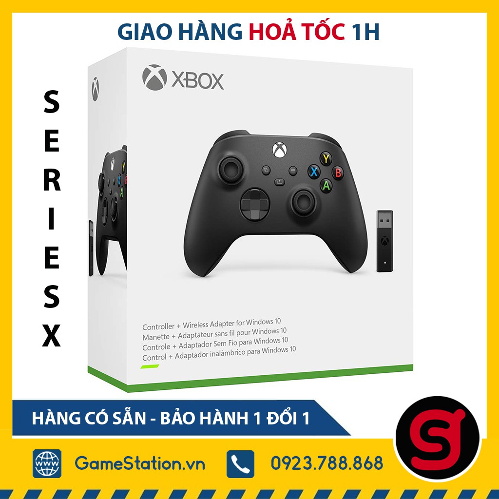  [Freeship toàn quốc từ 50k] Tay Cầm Xbox Series X Kèm Cáp Type-C | USB Adapter