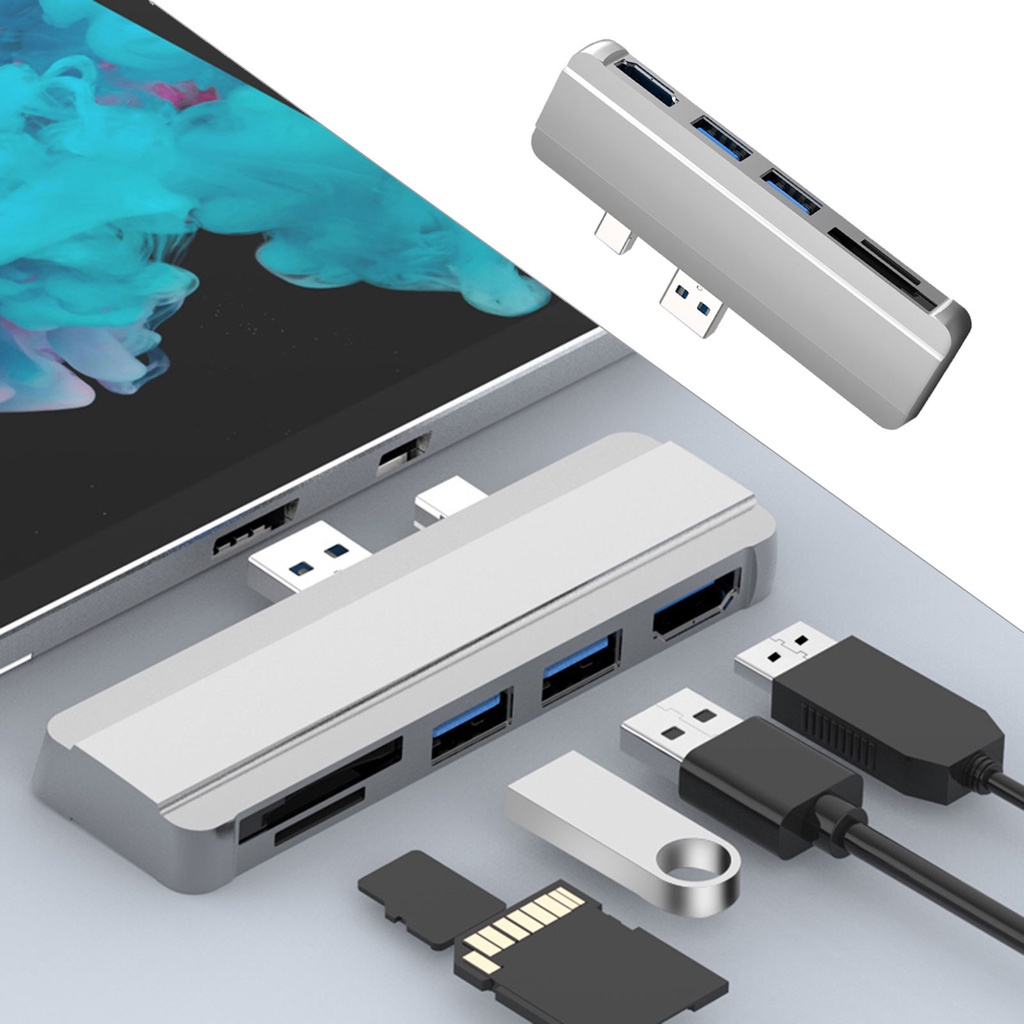 Hub Chia Cổng USB 3.0 Chuyên Dụng Cho Surface Pro 4 / 5 / 6