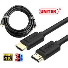 Cáp HDMI 1.5 mét Unitek chống nhiễu cao cấp - Hàng chính hãng