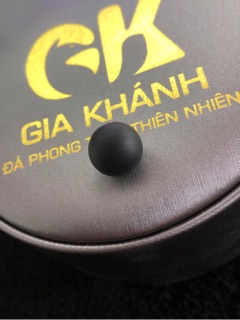 Hạt đá xâu vòng Obsidian nhám
