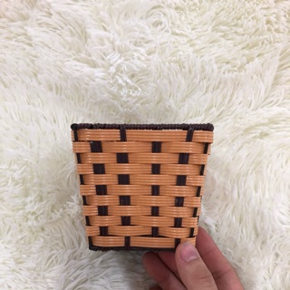Giỏ giả mây đựng giấy dáng vuông