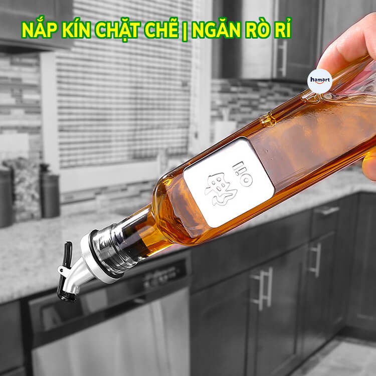 Nắp Chai Dầu Ăn Có Vòi Rót Nút Chai Chiết Dầu Ăn Nắp Kín Chống Rò Rỉ Nhựa Chất Lượng Cao