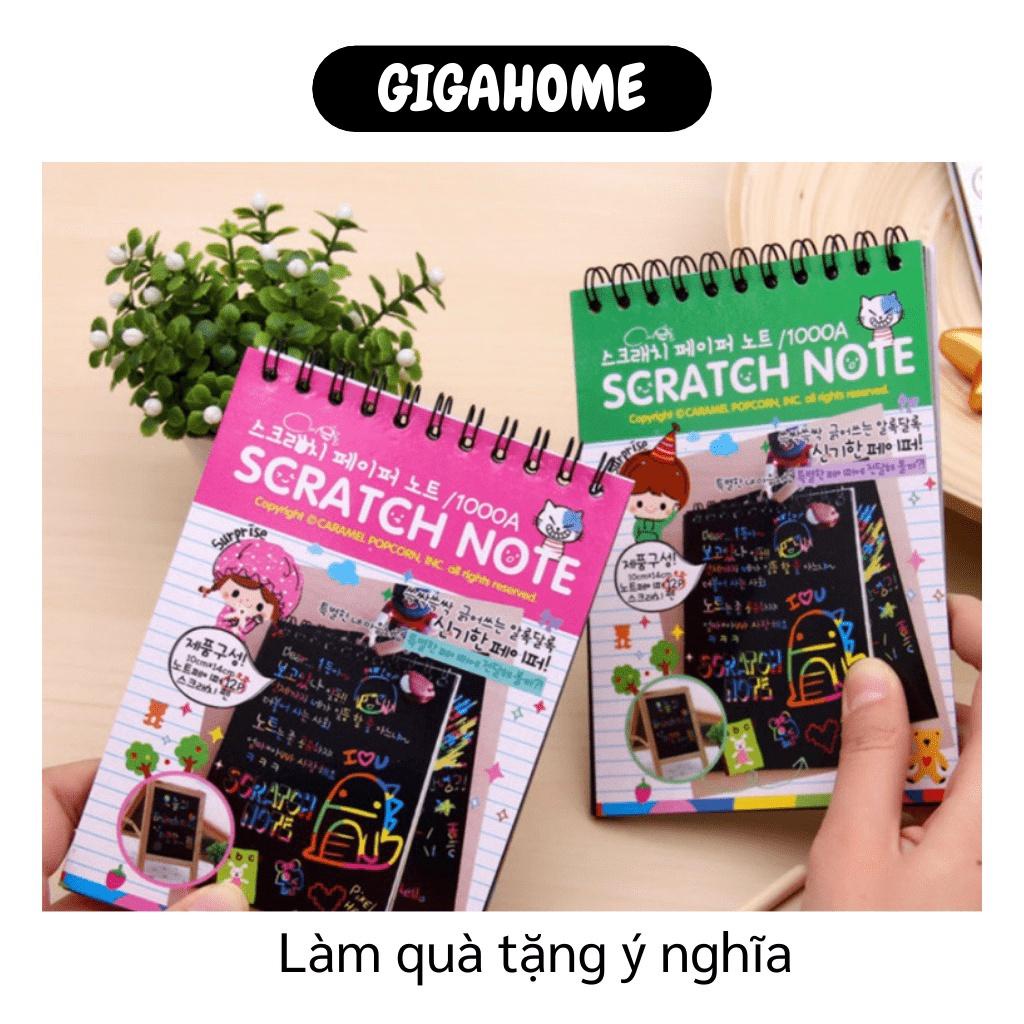 Scatch Note  ️ GIÁ VỐN Sổ cạo cầu vồng ma thuật cực kỳ cute và độc lạ 6906