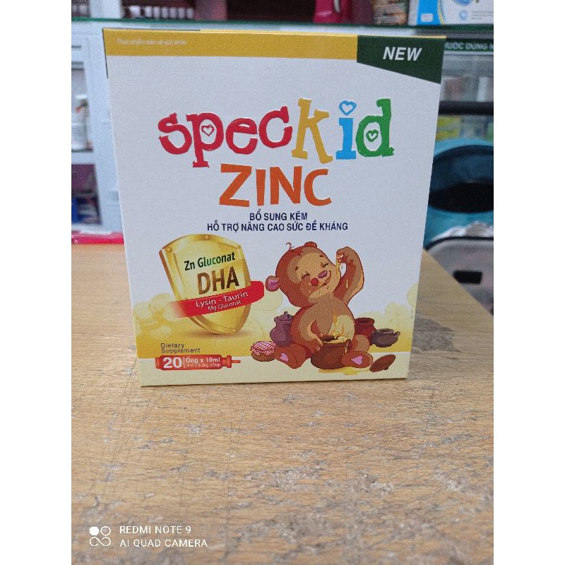 Speckid zinc bổ sung kẽm hỗ trợ nâng cao sức đề kháng