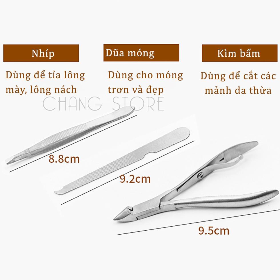 Set Bộ Cắt Móng Tay 12 Món Đa Năng