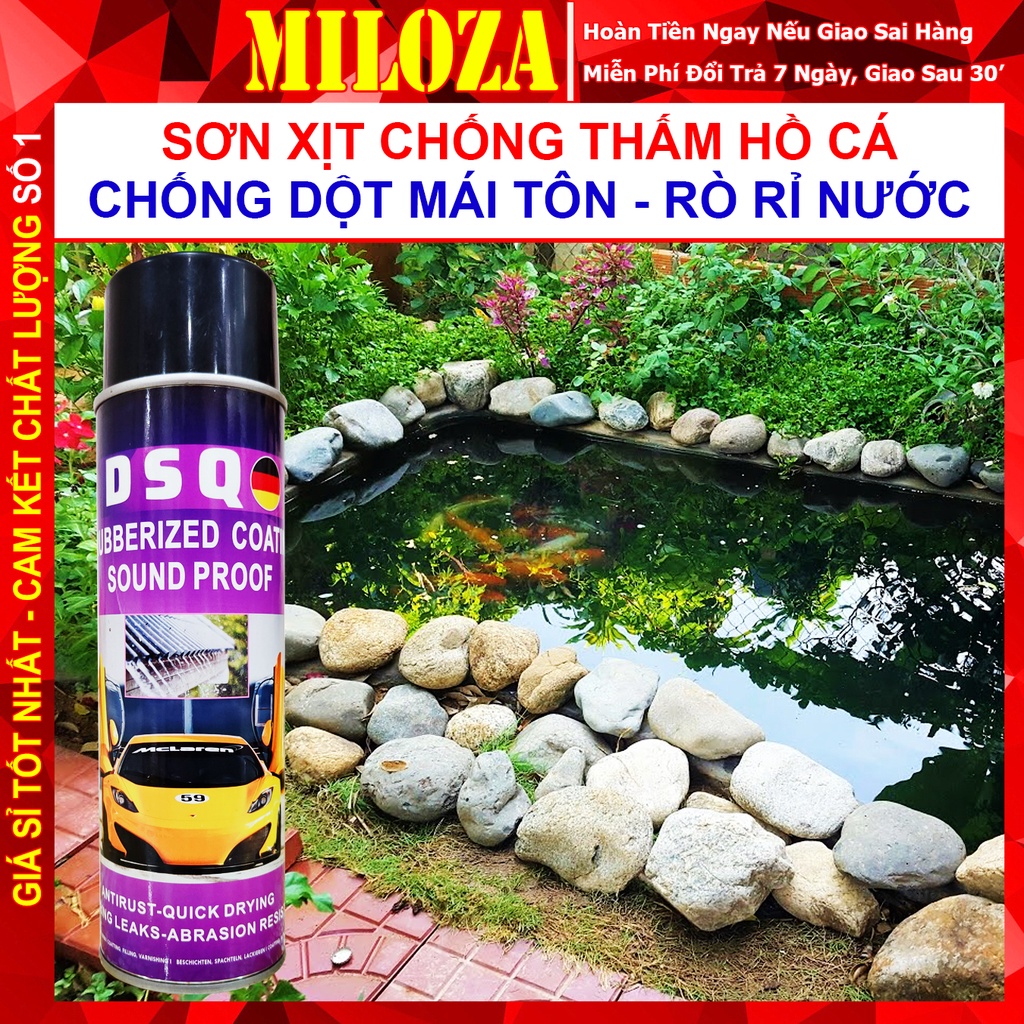 [SIÊU DÍNH] Sơn Chống Thấm Bể Cá, Chống Thấm Nước, Chống Thấm Tường Nhà, Mái Nhà, Mái Tôn – Tekoro 450ml