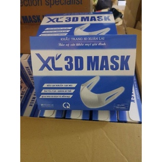 Khẩu trang xl' 3d mask hộp 50 cái