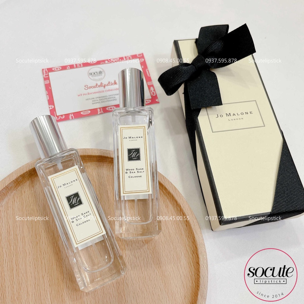 Nước hoa nữ JO MALONE Wood Sage &amp; Sea Salt Cologne 9ml - 30ml - 100ml