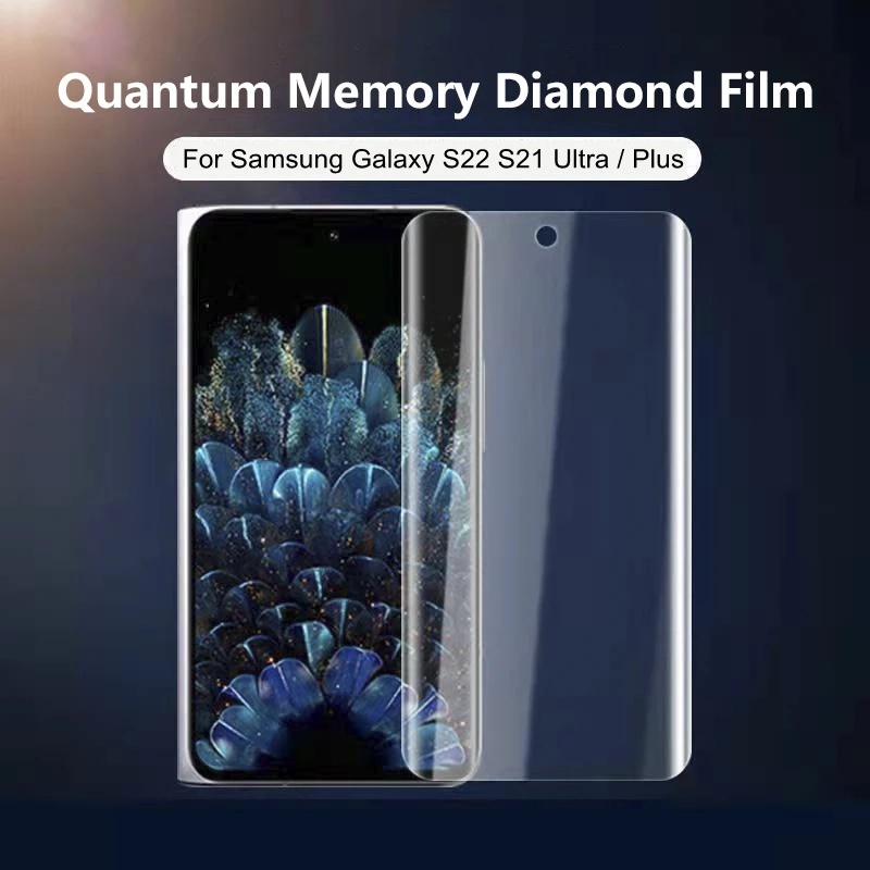 Miếng Dán Hydrogel Vô Hình Siêu Mềm Cho Samsung Galaxy S23 Galaxy S22 Ultra S23 + S21 Plus