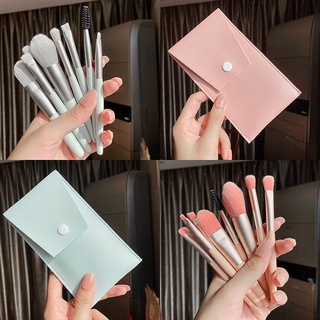 Bộ cọ trang điểm 8 cây kèm bao da