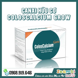 Canxi Hữu Cơ ColosCalcium Grow ( Dạng Viên) - Dành cho người lớn và trẻ trên 6 tuổi - hỗ trợ xương, phát triển chiều cao