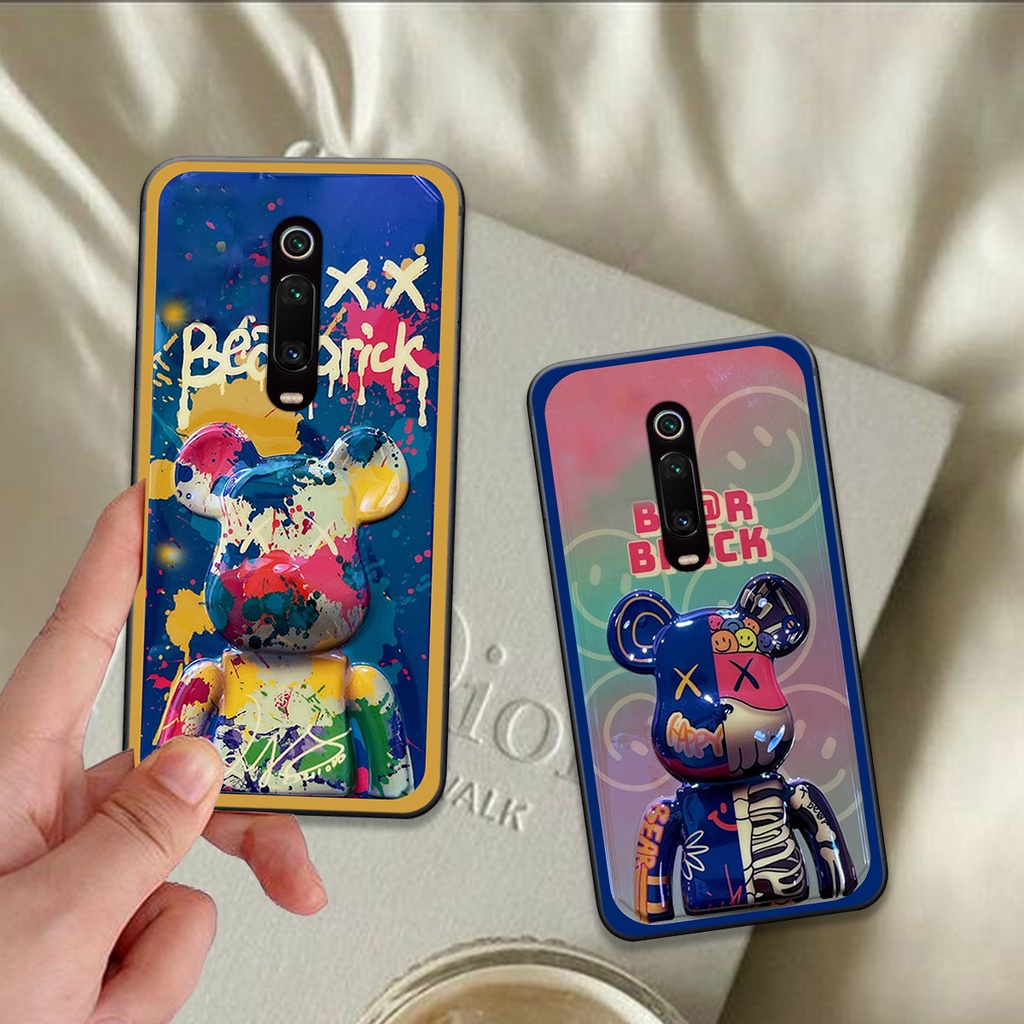 Ốp Xiaomi Redmi K30 / Redmi K30 5G bộ hình gấu bearick spider man cá tính phong cách siêu ngầu giá rẻ