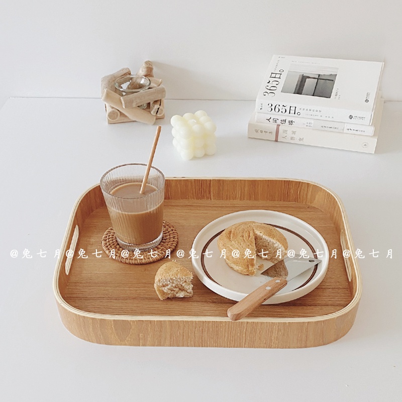 Khay Trà Bằng Gỗ Tre Phong Cách Nhật Bản