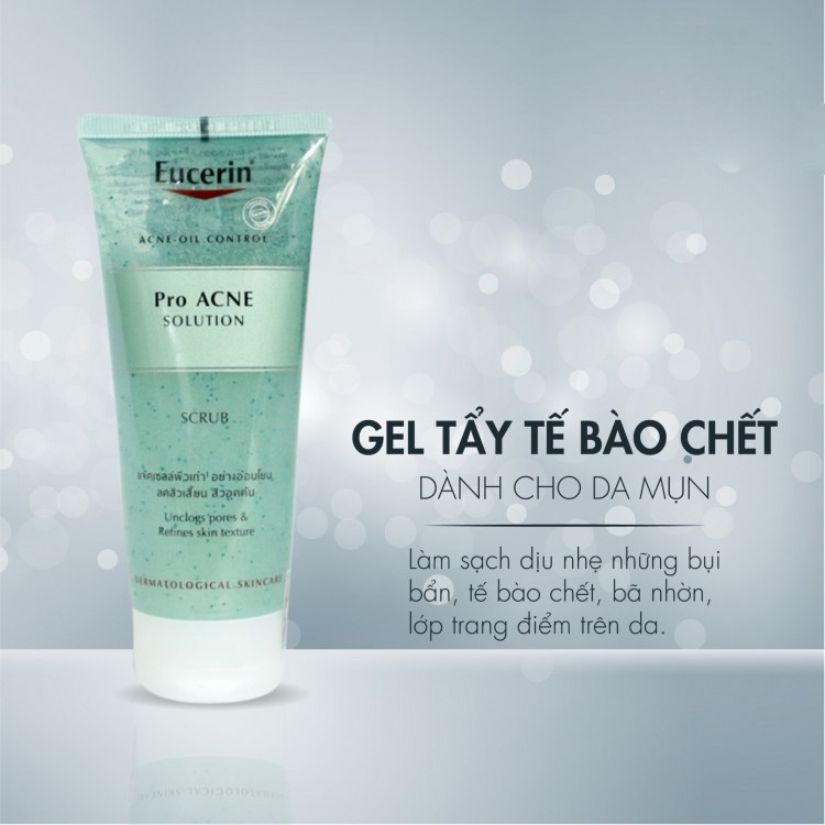 Gel Tẩy Tế Bào Chết Eucerin Pro Acne cho da nhạy cảm 100ml