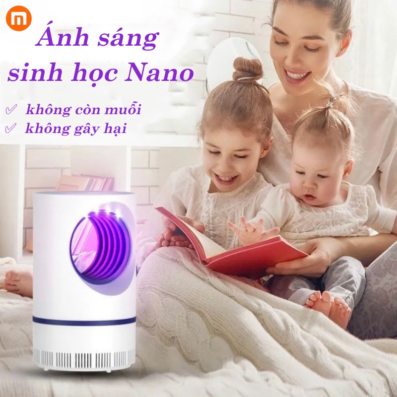 [Công Nghệ Mới]Đèn Bắt Muỗi Xiaomi NaNo Máy Bắt Côn Trùng An Toàn Cho Bé Ánh Sáng Sinh Học Thông Minh Xiaomi-BoGuan