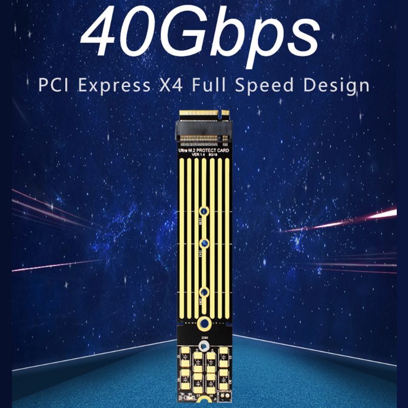 Bang for M.2 NVME Extend for Protection Card 2280 to 22110 SSD DIY Power-off for Protection Plate