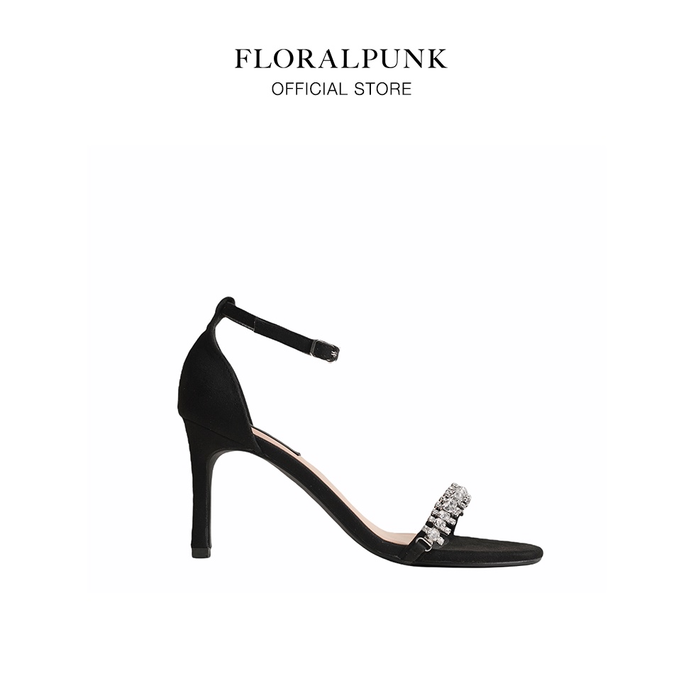 Giày cao gót nữ Floralpunk Diana Heels 8,5cm màu đen