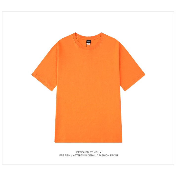 Áo phông Nelly Heybig ngắn tay trơn màu cam
