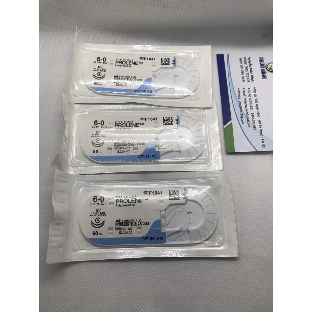 Chỉ thẩm mỹ Prolene 6/0