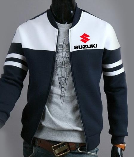 Áo khoác thể thao có khóa kéo chất lượng cao thời trang 2021 Suzuki Gsxr
