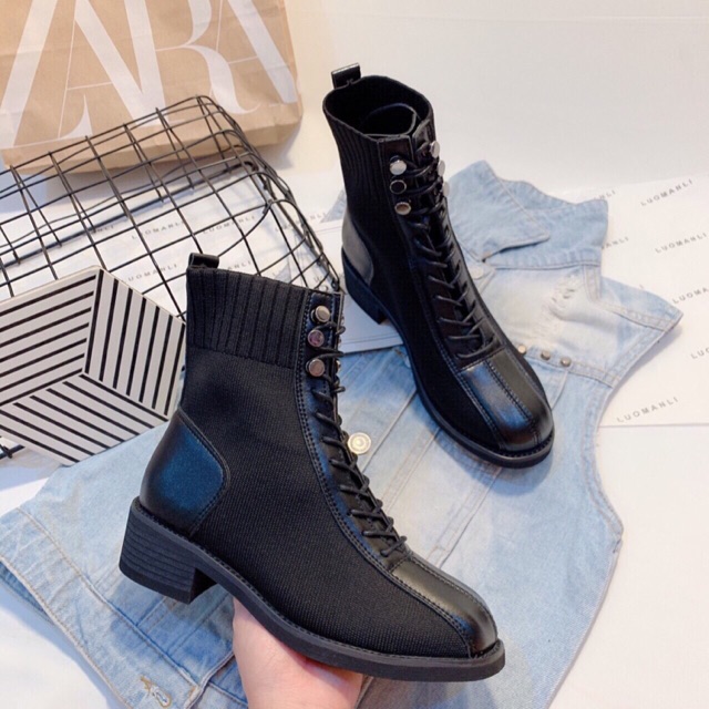 Boot cổ chun