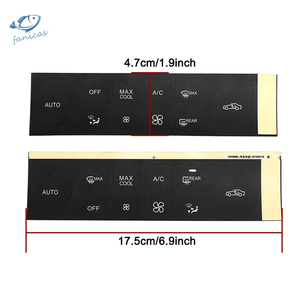 Miếng Dán Nút Bấm Bảng Điều Khiển A/C Thay Thế Cho W204 C300 08-14