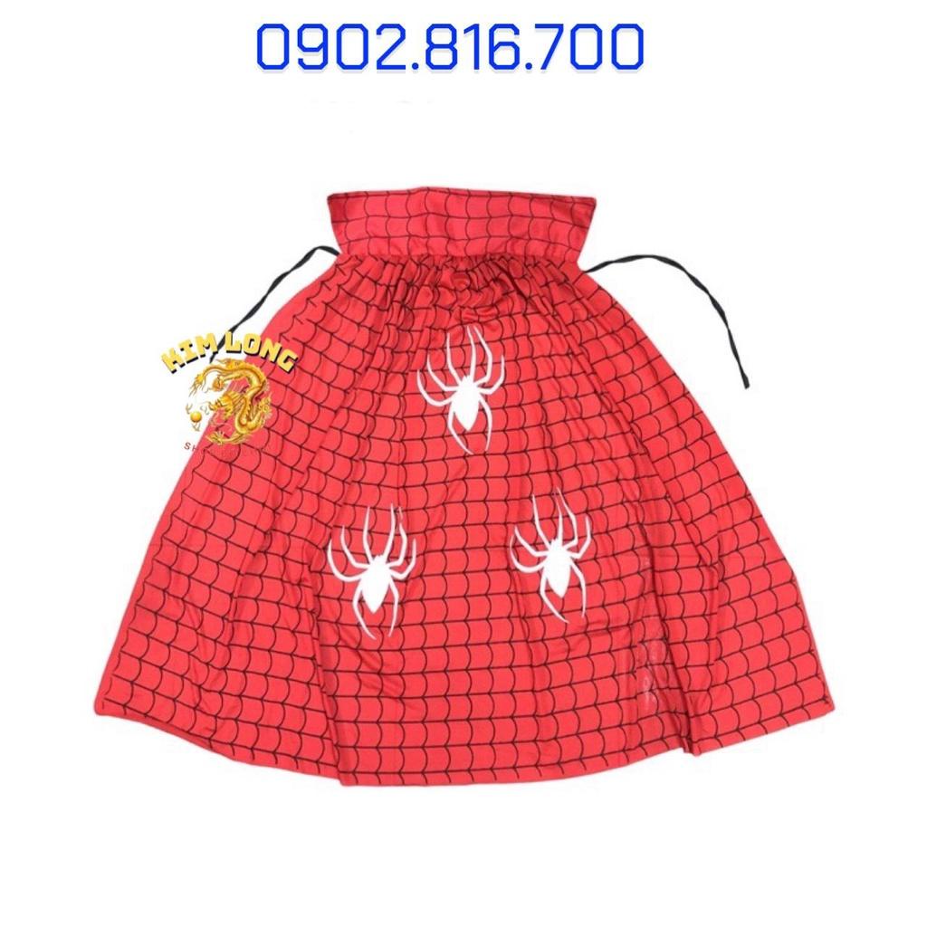 Set Áo choàng và Nón siêu nhân nhện Spiderman trang phục hóa trang lễ hội Halloween