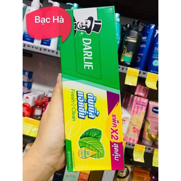 01 Hộp 2 Tuýp Kem Đánh Răng Ông Già DARLIE 150gr Thái Lan