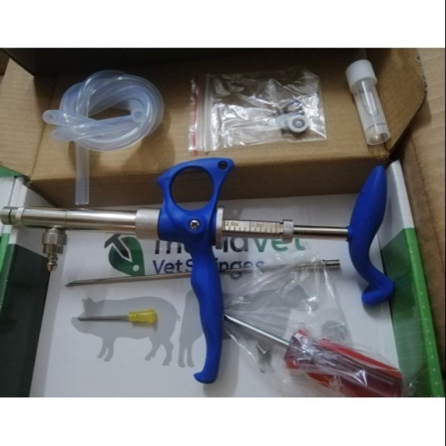Xilanh tự động ThamaVet 250 2cc ống thép  - Tiêm gà, vịt, ngan, gia cầm