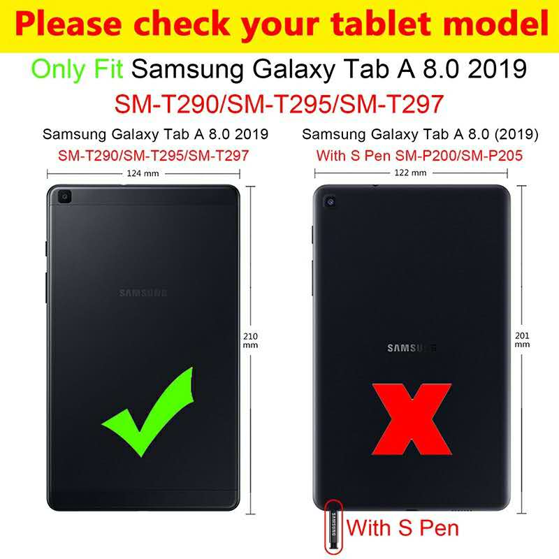 SAMSUNG Ốp Lưng Chống Sốc Samsung Galaxy Tab A 8.0 2019 T290 T295 Eva An Toàn Cho Bé | BigBuy360 - bigbuy360.vn