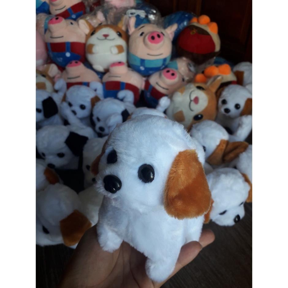 Đồ chơi MÈO BÔNG biết đi, biết kêu meo meo, chó bông biết đi biết kêu vẫy đuôi xinh giúp bé thân gần gũi với con vật