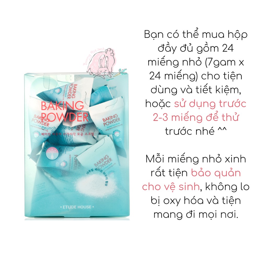 Tẩy da chết Baking Powder Crunch Pore Scrub Hàn Quốc cho mọi loại da, kể cả da mụn (Shop Bunny Beans) | BigBuy360 - bigbuy360.vn