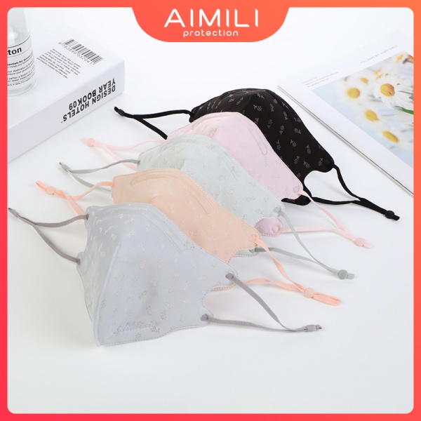 Khẩu Trang cotton Tinh Khiết 3 Lớp Chống Bụi Thoáng Khí Có Thể Giặt Tái Sử Dụng