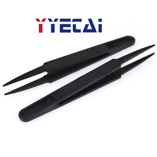 Yyt 50 Chiếc Nhíp Nhựa Nhựa 93303 Nhíp Cao Su Chống Tĩnh Điện / Nhíp Nhựa 93305 Nhíp Chống Tĩnh Điện5