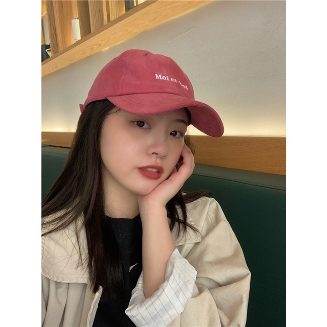 Mũ lưỡi trai họa tiết thêu chữ nhiều màu sắc cho nam nữ