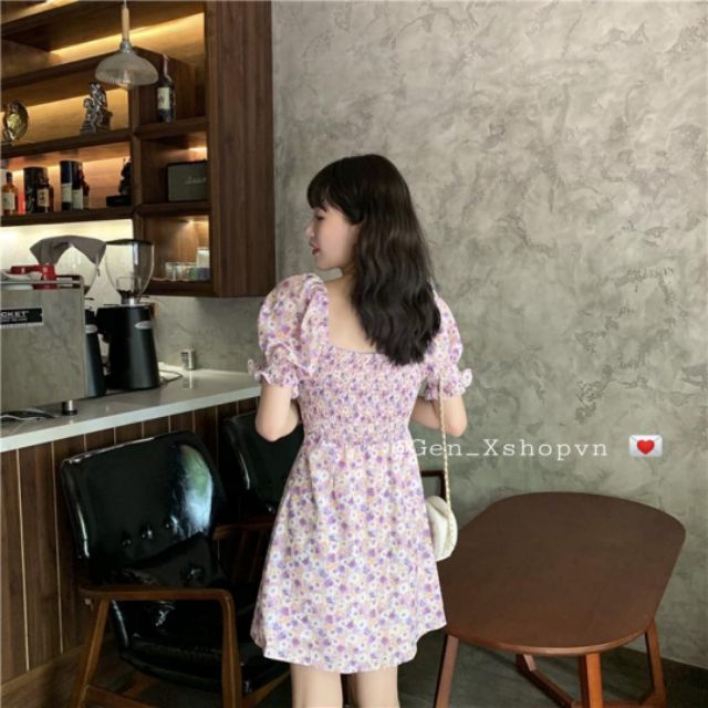 Đầm Hoa Nhí ULZZANG - KOREAN STYLE - Đầm Nữ Xinh | GEN_X SHOP |